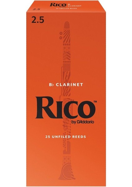 25'li Kutuda No:2,5 Sib Klarnet Kamışı, Kaliteli ve Güvenilir Ses Için