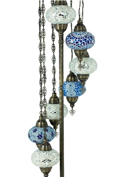 7'li Mozaik Lambader, Köşe Lambası, Otantik ve Dekoratif Aydınlatma Seçeneği fırsatları