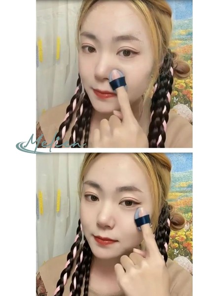 1 Suya Dayanıklı Dolgun Dudak Göz Pürüzsüz Eyeliner Kaş Boyama Kalemi Peeling Dudak 2 Makyaj Süngeri fırsatları