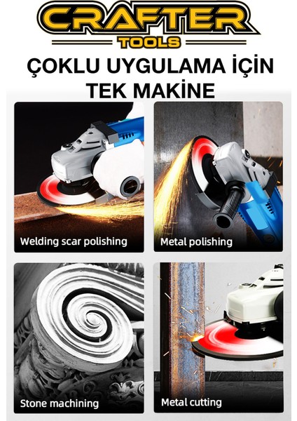 980W Bakır Sargılı Spiral Taşlama Makinesi, 125 Mm, Çok Amaçlı Kullanım fiyatları