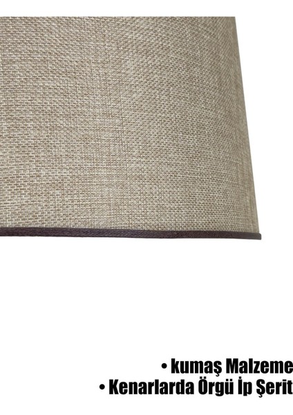 Bej Örgü Ip Şeritli Lambader Şapkası, Şık ve Rahat Tasarım fiyatları