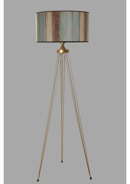 Renkli Silindir Lambader, Abajurlu, Şık ve Modern Aydınlatma 8633-3