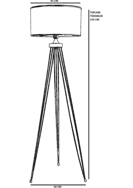 Renkli Silindir Lambader, Abajurlu, Şık ve Modern Aydınlatma 8633-3 fiyatları