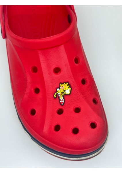 Sarı Sonic 2 Temalı Jibbitz Crocsterlik Süsü