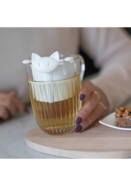 Açık Pembe Kedili Çay Süzgeci, Şık ve Kullanışlı Mutfak Aksesuarı fiyatları