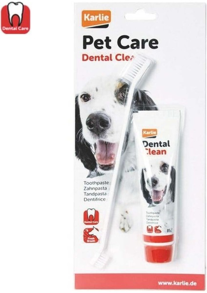 Köpekler Için Diş Fırçası ve Macunu 85G, Sağlıklı Dişler Için Güçlü Temizlik