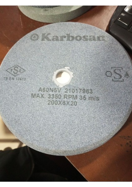 Karbosan Taşlama Taşı 200X8X20 1 Adet, Dayanıklı ve Yüksek Performanslı Taşlama Taşı