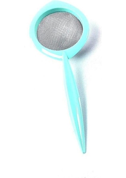 Turkuaz Plastik Çay Süzgeci, Pratik ve Kullanışlı Mutfak Gereci