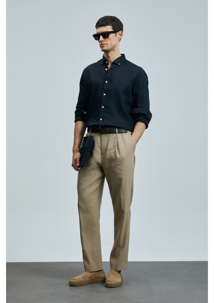 Tom Smart Erkek Chino Pantolon Slim Fit Lacivert fırsatları