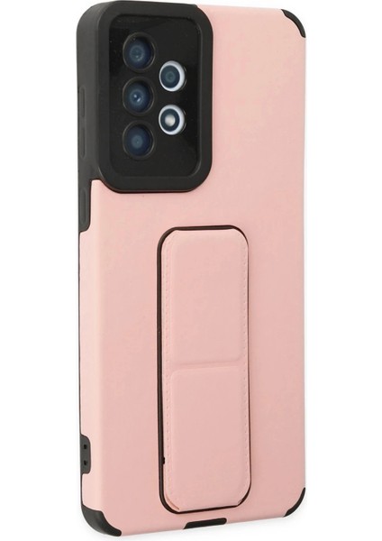 Newface Samsung Galaxy A33 5g Kılıf Mega Standlı Silikon - Pudra fiyatları