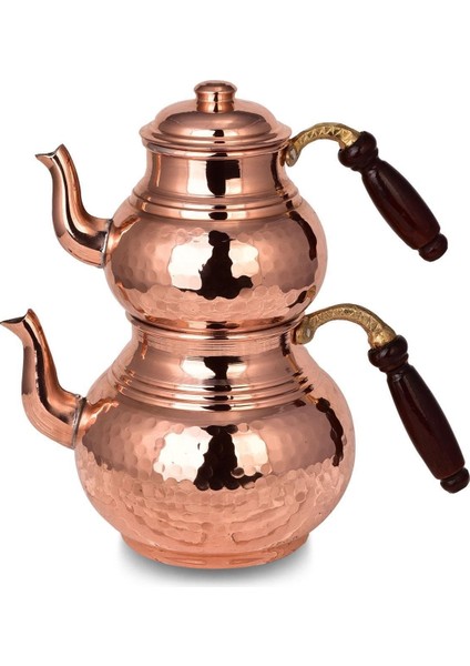 Klasik Bakır Çaydanlık, Şık ve Zarif Küçük Tasarım