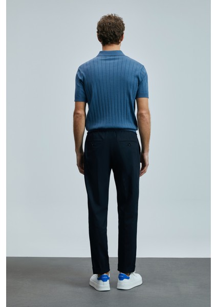 Glen Smart Erkek Chino Pantolon Slim Fit Siyah
