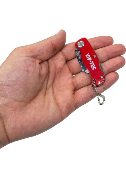 VT875158 Katlanır Mini Maket Bıçağı 10MM (5 Adet Yedekli) indirimleri