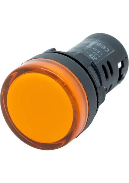 220V LED Sinyal Lambası 22MM Sarı