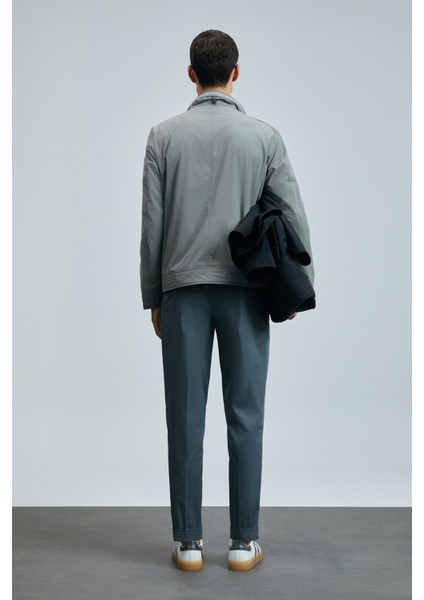 Plus Smart Erkek Chino Pantolon Slim Fit Taş