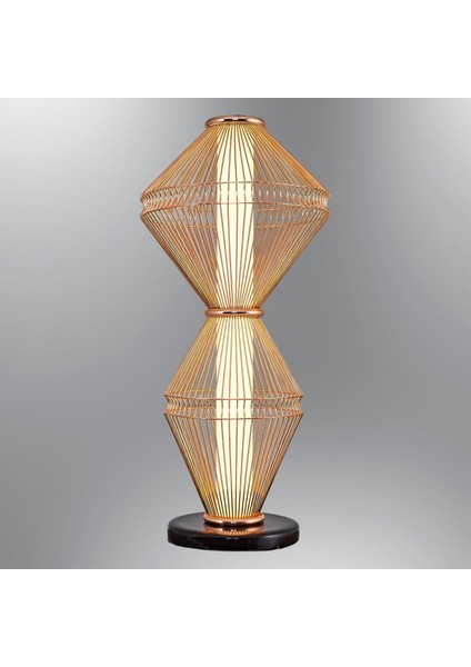 Renkli ve Şık Modern Oturma Odası Lambası, Sıcak Sarı Tonlarda, Şık Tasarım