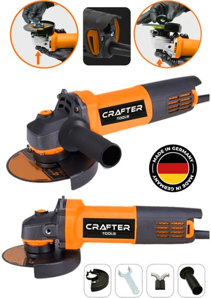 980W Spiral Taşlama ve Kesme Makinası, 125 Mm, Dayanıklı ve Güçlü Performans