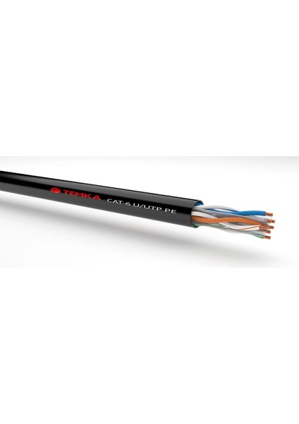 Reçber Cat 6 4X2X23 23 Awg Veri Iletişim Kablosu - Elektrik Tesisatı Için Kaliteli Kablo