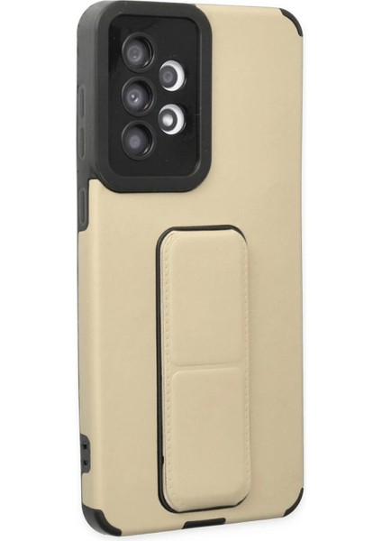 Newface Samsung Galaxy A33 5g Kılıf Mega Standlı Silikon - Gold fiyatları