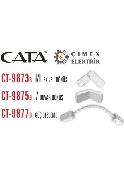 Cata Ct 9877 Magnetıc Ray Ek Parçası Beyaz