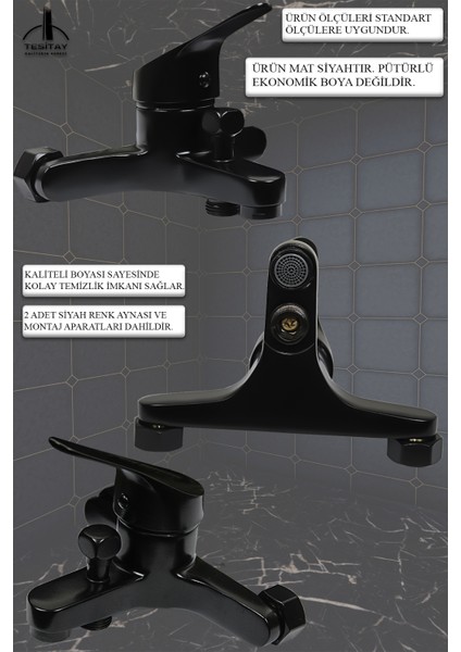 Irmak Lavabo Banyo Mutfak Bataryası ve Rainy Robot Duş Siyah Banyo Seti Armatür Musluk Batarya Duş modelleri