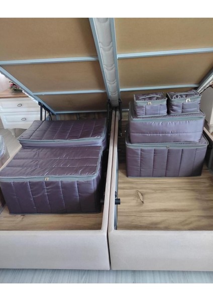 Şık Füme Xxl Hurç Yorgan Koruyucu, Güçlü ve Hafif Tasarım