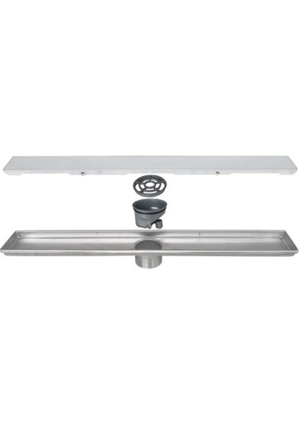40 cm Genişlikte Şık ve Dayanıklı Duş Kanalı, Kolay Montaj ve Uzun Ömür Sağlar