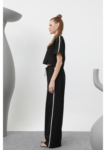 Şeritli Kısa Kollu Takım modelleri