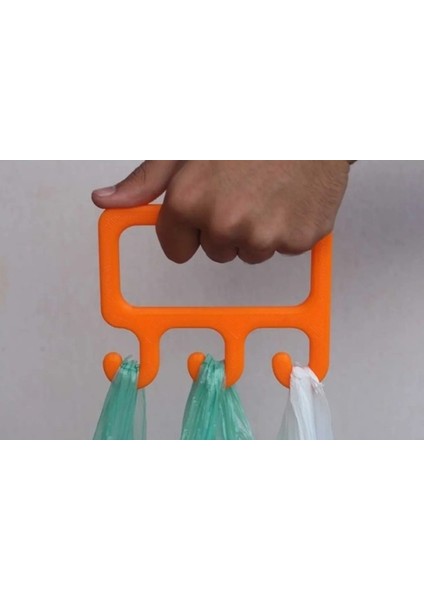 Plastik Poşet Taşıma Kolaylaştırıcı Aparat Poşet Tutucu Çanta Tutucu 2 Adet