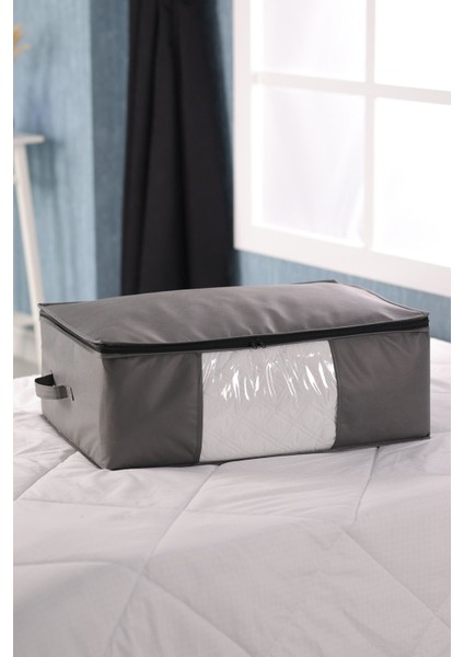 3'lü Set Büyük Boy Çekyat ve Baza Altı Düzenleyici Hurç Antrasit Gri fiyatları