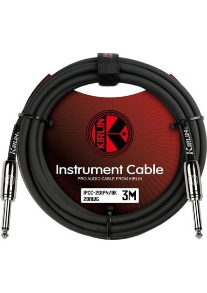 1/4" Enstrüman Kablosu, 3 Metre, Dayanıklı ve Kaliteli Bağlantı Sağlar