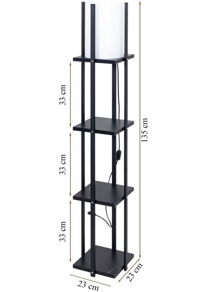 Siyah Raflı Lambader, Aksesuar ve Kitaplık Ihtiyacınıza Şık Çözüm fırsatları