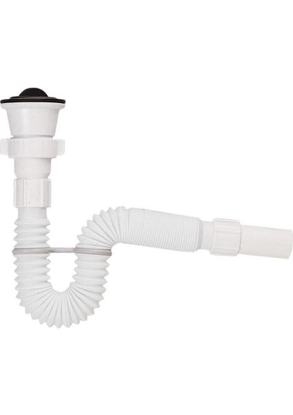 32 mm Çıkışlı Lavabo ve Evye Sifonu, Pratik ve Dayanıklı Kullanım Için Ideal
