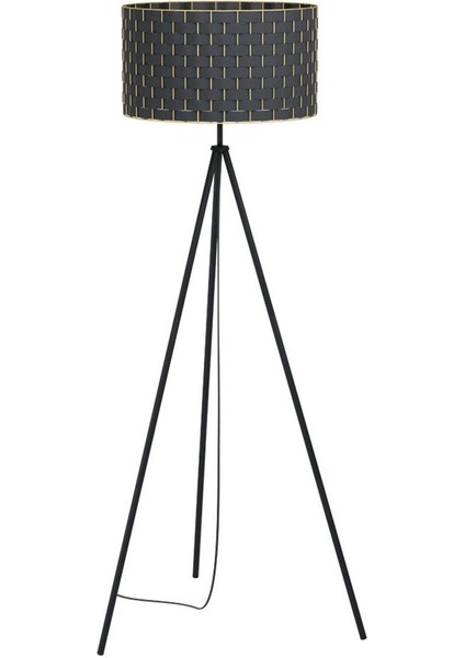 Siyah Dökme Çelik Köşe Aydınlatması, IP20, E27, 40W, Iç Mekan, Modern Tasarım