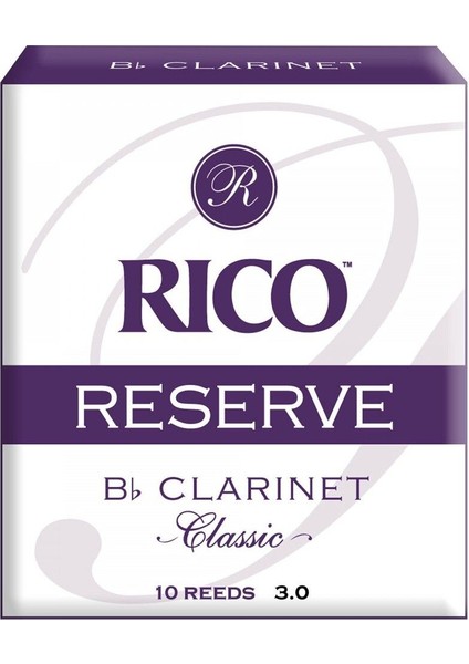 Sib Klarnet Kamışı No:3, Rico Reserve Classic RCT1030, Kaliteli Müzik Aksesuarı