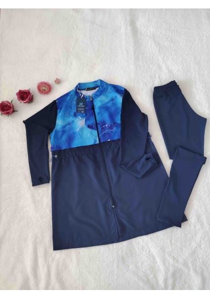 Kız Çocuk Tesettür Mayo Takımı