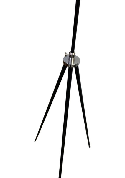 Şık Siyah Krom Tripod Lambader, Modern ve Zarif Aydınlatma Parçası fiyatları