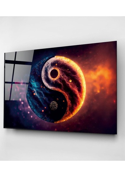 Yin Yang Cam Tablo, Dekoratif Cam Tablo indirimleri