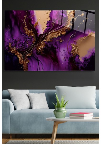 Soyut Cam Tablo, Dekoratif Cam Tablo