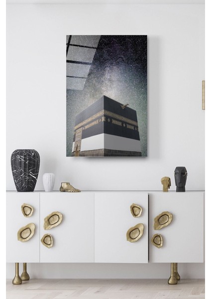 Kabe Gökyüzü Cam Tablo, Yıldızlı Gece Kabe Cam Tablo, Dekoratif Cam Tablo modelleri