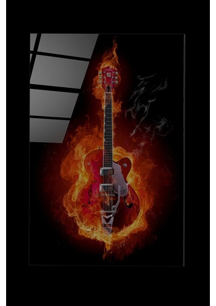 LED Aydınlatmalı Elektro Gitar Cam Tablo, Işıklı Cam Tablo fırsatları