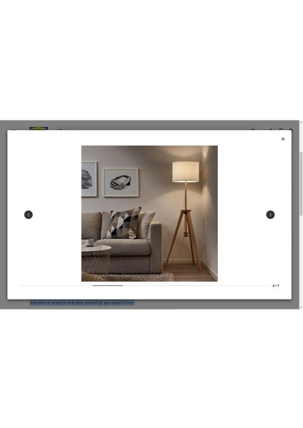 Dişbudak-Beyaz Yer Lambası, Sıcak ve Şık Aydınlatma Için Ideal Seçim fiyatları