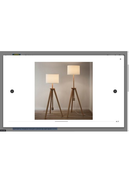 Dişbudak-Beyaz Yer Lambası, Sıcak ve Şık Aydınlatma Için Ideal Seçim modelleri