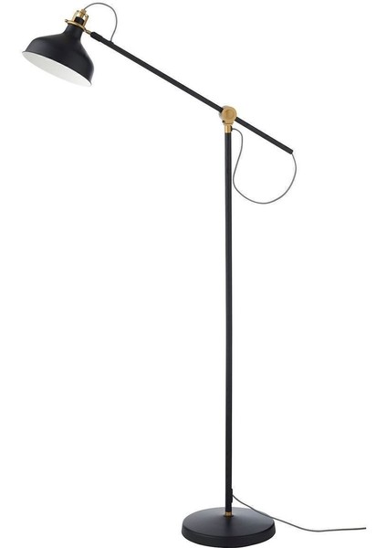 Siyah Renkli 153 cm Uzunlukta Yer ve Okuma Lambası