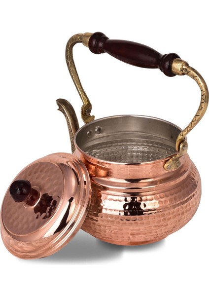 El Dövme Bakır Demlik, Kırmızı, Şık ve Dayanıklı, Zarif Tasarım fiyatları