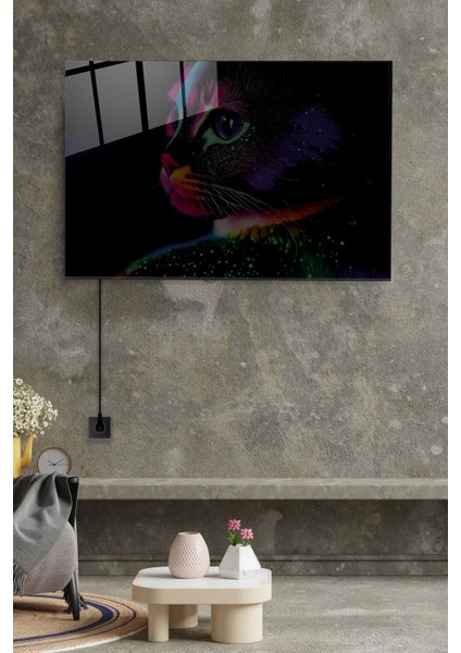 LED Aydınlatmalı Kedi Cam Tablo, Işıklı Cam Tablo fiyatları