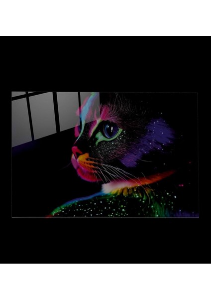 LED Aydınlatmalı Kedi Cam Tablo, Işıklı Cam Tablo fırsatları