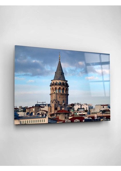 Galata Kulesi Cam Tablo, Dekoratif Cam Tablo fiyatları