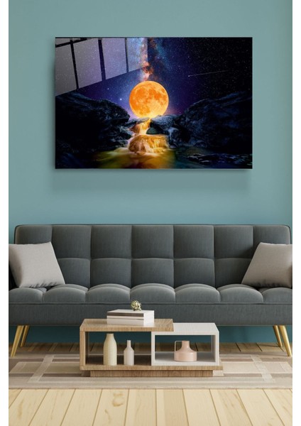 Güneş ve Galaksi Cam Tablo, Dekoratif Cam Tablo fırsatları