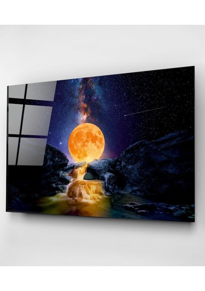 Güneş ve Galaksi Cam Tablo, Dekoratif Cam Tablo indirimleri